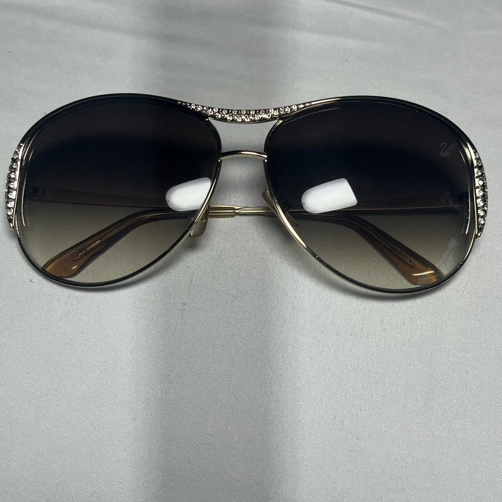 Swarovski Chic Gold Sunglasses